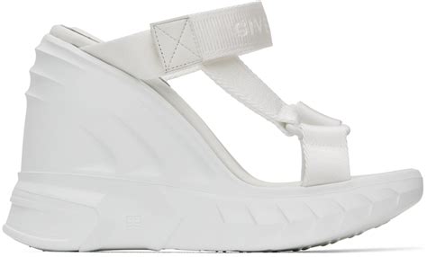 givenchy marshmallow white|givenchy 4g flat sandals.